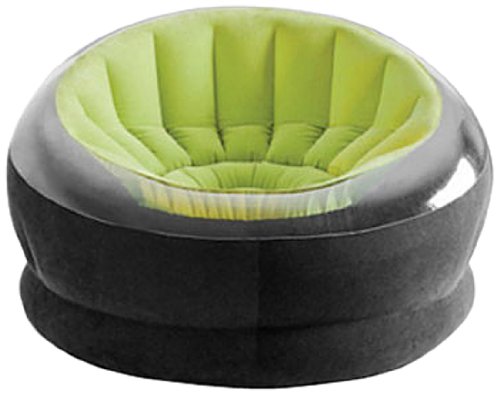 Intex 68582NP Loungen Sessel Empire Chair, phthalates frei, 112 x 109 x 69 cm, Sortierung: 1x grün/rosa/orange