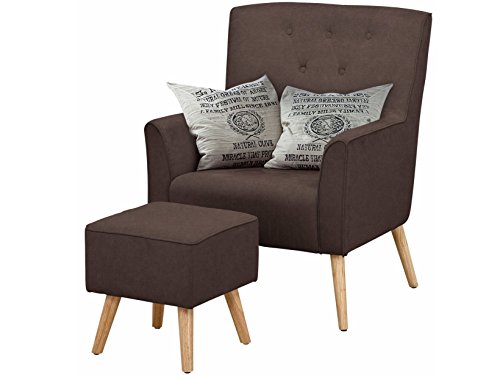 Michi Sessel Fernsehsessel mit Hocker Polstersessel Lounge Lesesessel mit/Ohne Relaxfunktion