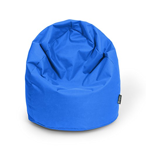 Sitzsack XL Blau mit Füllung BeanBag Sitzkissen Bodenkissen Kissen Sessel