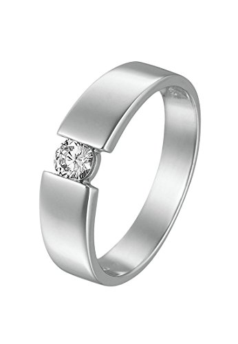 CHRIST Diamonds Damen-Ring 585er Weißgold 1 Diamant ca. 0,20 Karat (silber)