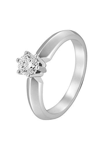 CHRIST Diamonds Damen-Ring 585er Weißgold 1 Diamant ca. 0,25 Karat (silber)