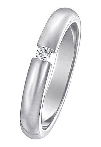 CHRIST Silver Diamonds Damen-Ring 925er Silber ca. 0,05 ct. (silber)