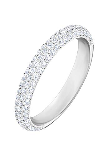 Swarovski Damen-Ring STONE Metall Swarovski Kristalle (silber)
