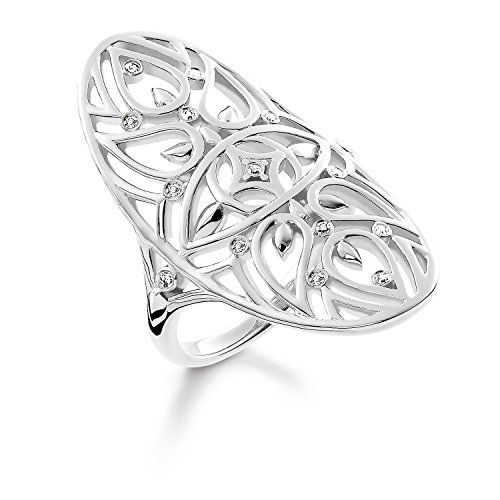 THOMAS SABO Damen Ring Ornament 925er Sterlingsilber D_TR0025-725-21