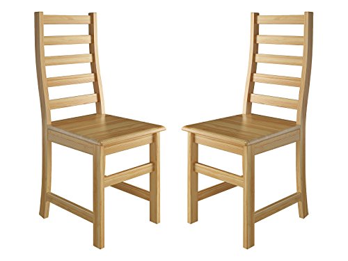 Erst-Holz® Küchenstuhl Massivholzstuhl Esszimmerstuhl Kiefer Stühle 90.71-21-D