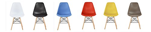 MCC® Retro Design Stühle LIA im 4er Set, Eiffelturm inspirierter Style für Küche, Büro, Lounge, Konferenzzimmer etc, 6 Farben, Kult