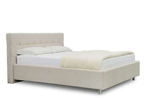 ES Design 08 Polsterbett Lion mit 5 Jahren Garantie, EIN hochwertiges Bett, Lattenrost und Stauraum