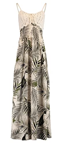 Hailys Damen Viskose Maxi Träger-Kleid Ka44ja HF-1708104 Beige Palm S