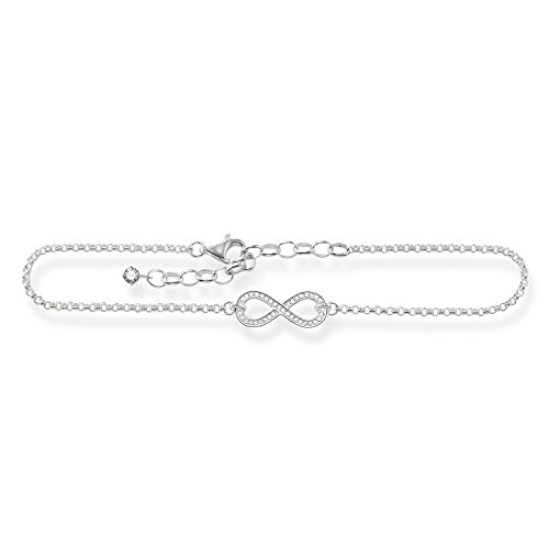 Thomas Sabo Damen Fußkettchen Infinity 925 Sterling Silber AK0001-051-14-L27v