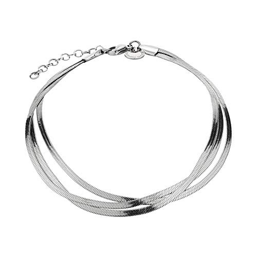 Liebeskind Damen-Fußkette Edelstahl One Size Silber 32016808